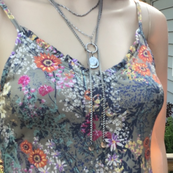 SAGE MULTI FLORAL SKATER DRESS - Picture 7 of 9